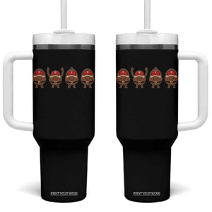 Funny Ohio Buckeye Tumbler With Handle Proud Ohio Sports Game Day TS11 One Size: 40 oz Black Print Your Wear