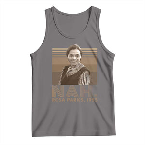 Rosa Parks Quote Tank Top Nah 1955 Melanin Black History Month TS11 Deep Heather Print Your Wear
