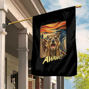Funny Awawa Hyrax Garden Flag The Scream Art Oddly Specific Meme Animal TS11 Print Your Wear
