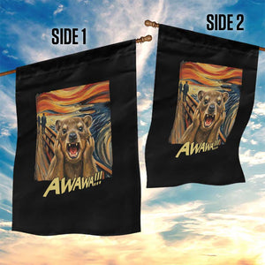 Funny Awawa Hyrax Garden Flag The Scream Art Oddly Specific Meme Animal TS11 Print Your Wear