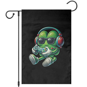 Funny Video Game Shamrock St Patricks Day Gamer Garden Flag TS11 Black Print Your Wear