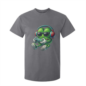 Funny Video Game Shamrock St Patricks Day Gamer T Shirt For Kid TS11 Charcoal Print Your Wear