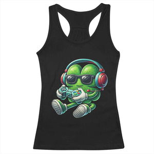 Funny Video Game Shamrock St Patricks Day Gamer Racerback Tank Top TS11 Black Print Your Wear
