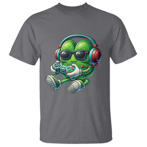 Funny Video Game Shamrock St Patricks Day Gamer T Shirt TS11 Charcoal Print Your Wear