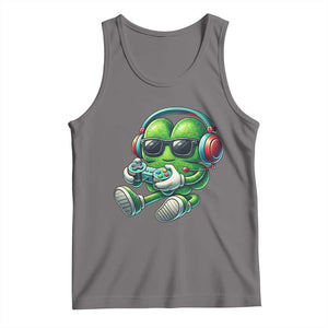 Funny Video Game Shamrock St Patricks Day Gamer Tank Top TS11 Deep Heather Print Your Wear