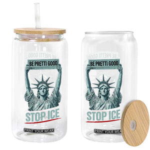 Be Pretti Good Stop Ice Glass Can Statue Of Liberty Minneapolis Protest TS11 Print Your Wear