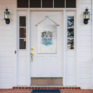 Chinga La Migra Garden Flag Cute Cat Melting Ice Pro Immigrant TS11 Print Your Wear