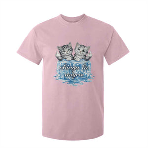 Chinga La Migra T Shirt For Kid Cute Cat Melting Ice Pro Immigrant TS11 Light Pink Print Your Wear