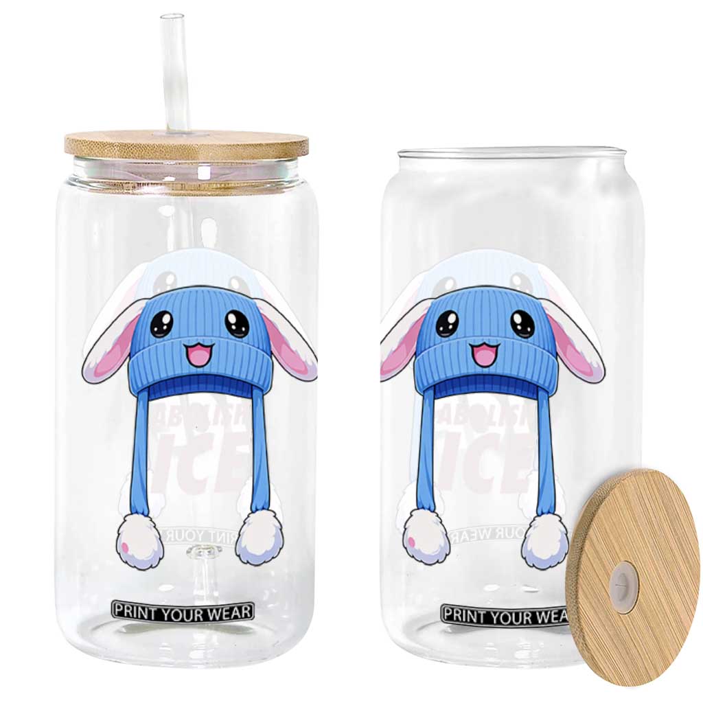 Abolish Ice Glass Can Blue Bunny Hat Pro Immigrant Resist Minnesota TS11 Print Your Wear