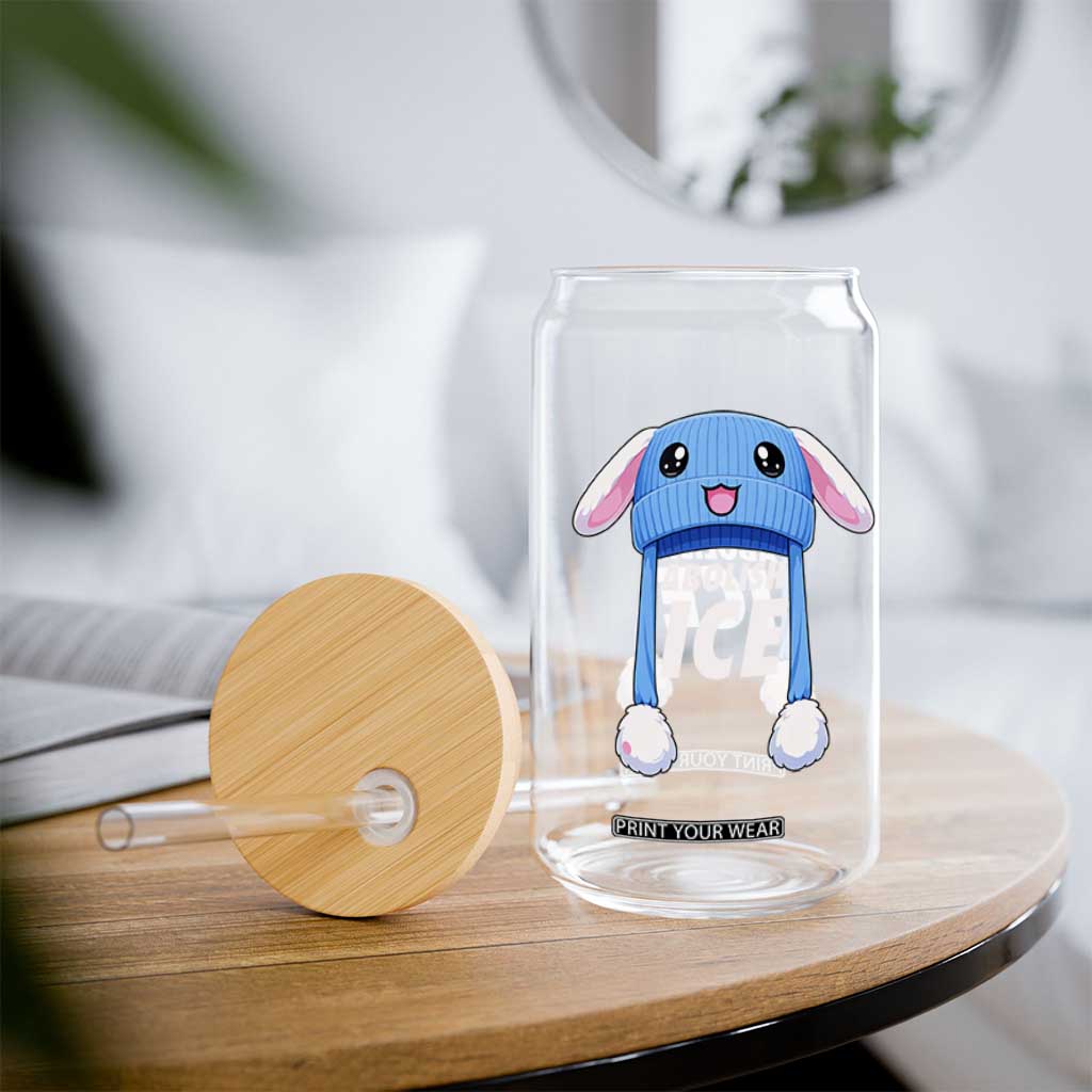 Abolish Ice Glass Can Blue Bunny Hat Pro Immigrant Resist Minnesota TS11 Print Your Wear