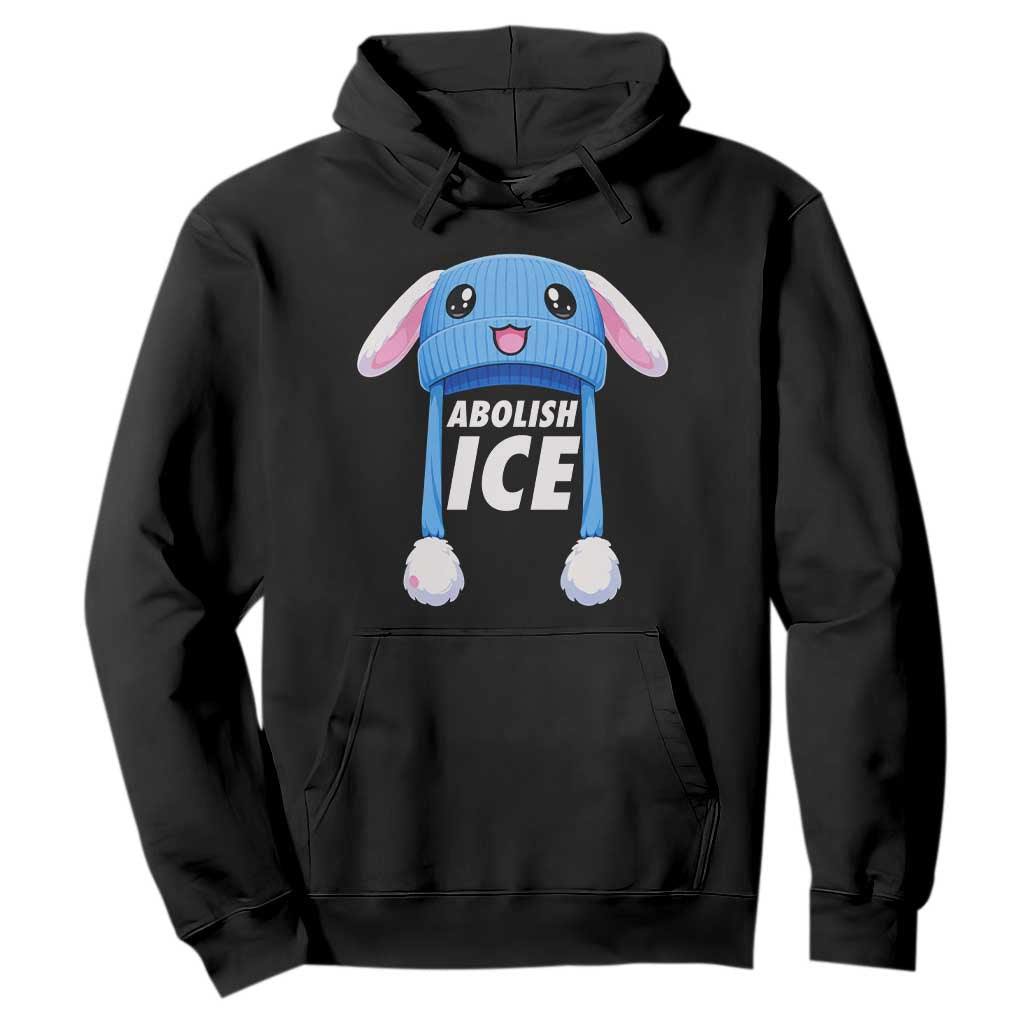Abolish Ice Hoodie Blue Bunny Hat Pro Immigrant Resist Minnesota TS11 Black Print Your Wear