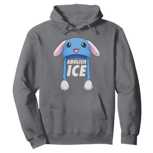 Abolish Ice Hoodie Blue Bunny Hat Pro Immigrant Resist Minnesota TS11 Charcoal Print Your Wear