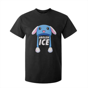 Abolish Ice T Shirt For Kid Blue Bunny Hat Pro Immigrant Resist Minnesota TS11 Black Print Your Wear