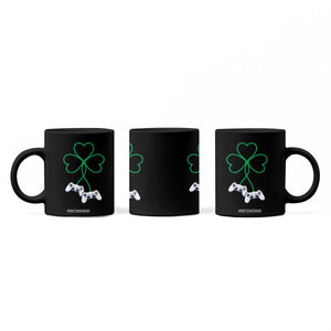 Video Game Lover St Patricks Day with Shamrock Controllers Coffee Mug TS11 Print Your Wear