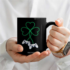 Video Game Lover St Patricks Day with Shamrock Controllers Coffee Mug TS11 Print Your Wear