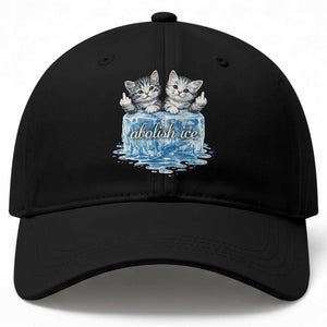 Abolish Ice Baseball Cap Cute Cat Melting Ice Pro Immigrant TS11 Print Your Wear