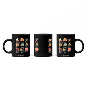 Choose Love Over Hate Fear Over And Over Again Coffee Mug Floral Inspirational Peace TS11 Print Your Wear