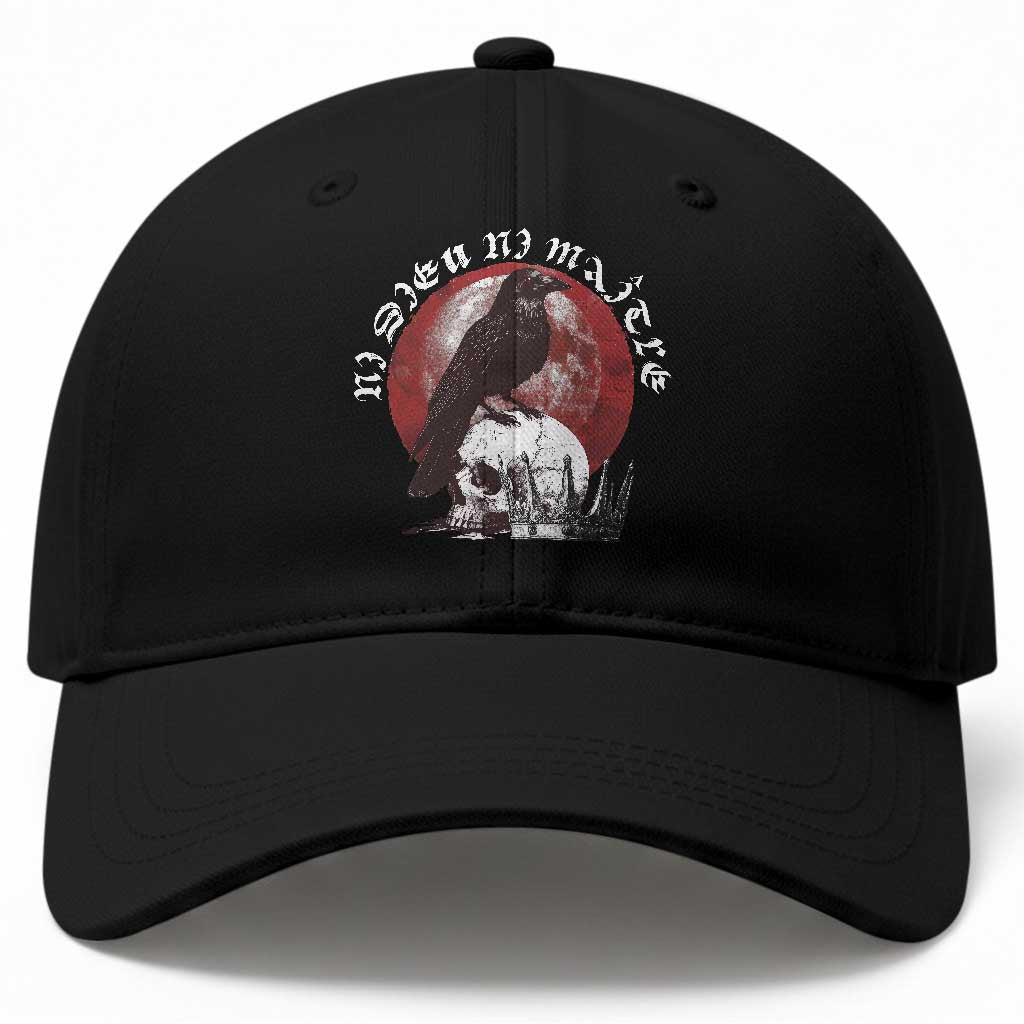 Ni Dieu Ni Maitre No God No Masters Baseball Cap Raven Skull TS11 Print Your Wear