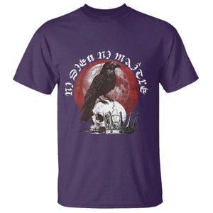 Ni Dieu Ni Maitre No God No Masters T Shirt Raven Skull TS11 Purple Print Your Wear