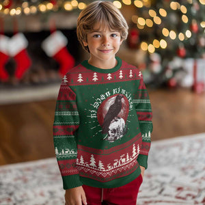 Ni Dieu Ni Maitre No God No Masters Knit Sweatshirt Raven Skull TS11 Christmas Print Your Wear