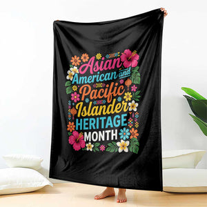 AAPI Asian American and Pacific Islander Heritage Month Throw Blanket TS11 Print Your Wear