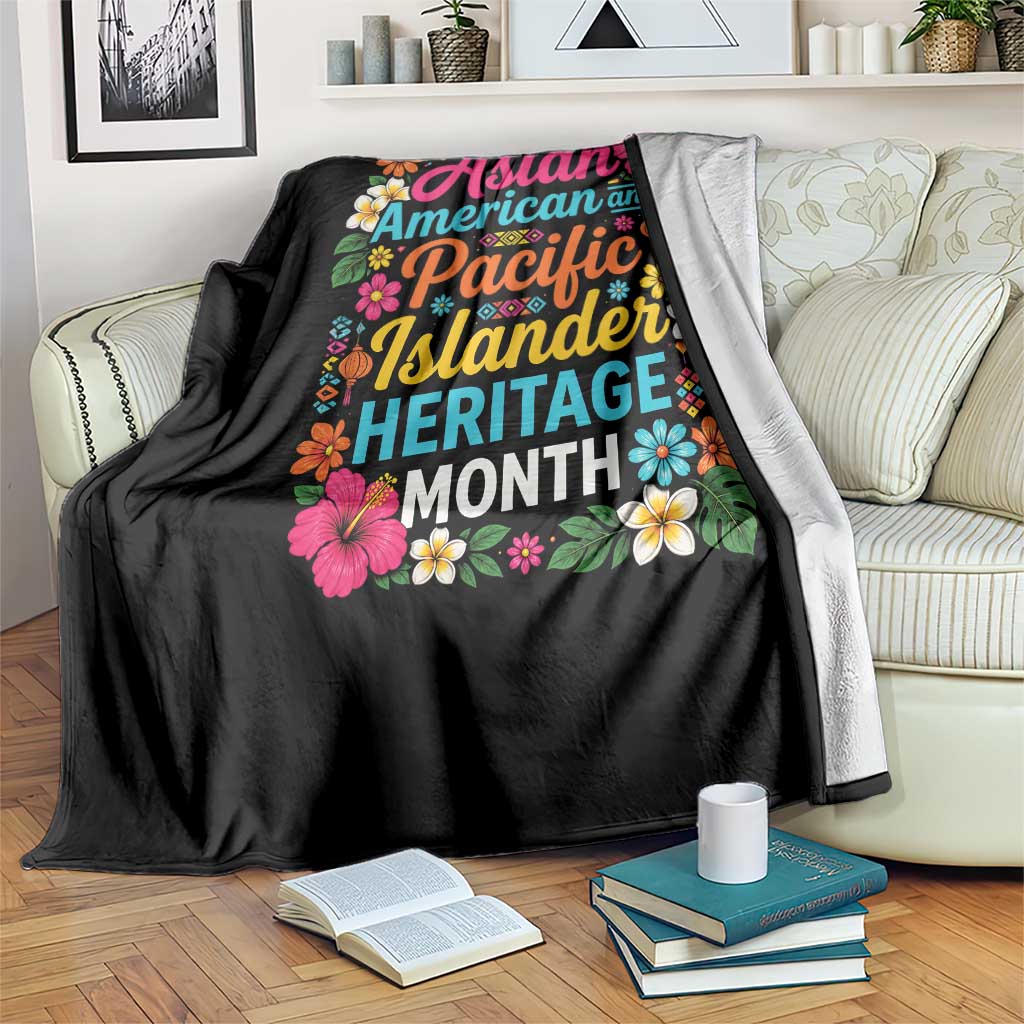 AAPI Asian American and Pacific Islander Heritage Month Throw Blanket TS11 Print Your Wear