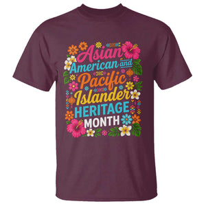 AAPI Asian American and Pacific Islander Heritage Month T Shirt TS11 Maroon Print Your Wear