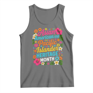 AAPI Asian American and Pacific Islander Heritage Month Tank Top TS11 Black Heather Print Your Wear