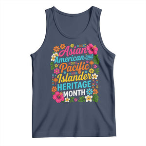 AAPI Asian American and Pacific Islander Heritage Month Tank Top TS11 Navy Print Your Wear