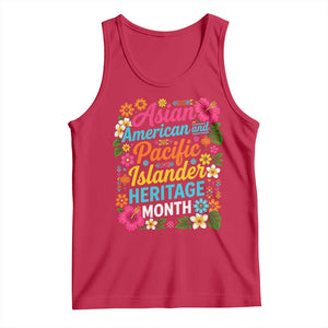 AAPI Asian American and Pacific Islander Heritage Month Tank Top TS11 Red Print Your Wear