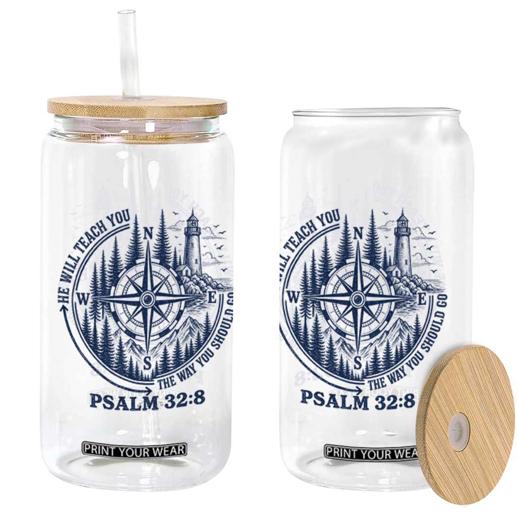 Christian Camping Glass Can He Will Teach You The Way You Should Go TS11 Print Your Wear