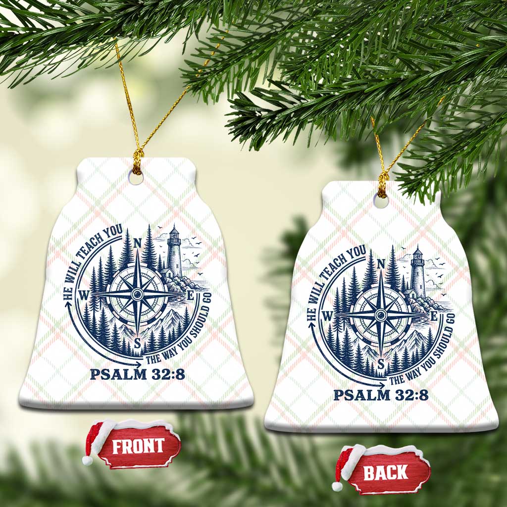 Christian Camping Ceramic Ornament He Will Teach You The Way You Should Go TS11 Print Your Wear