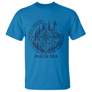 Christian Camping T Shirt He Will Teach You The Way You Should Go TS11 Sapphire Print Your Wear