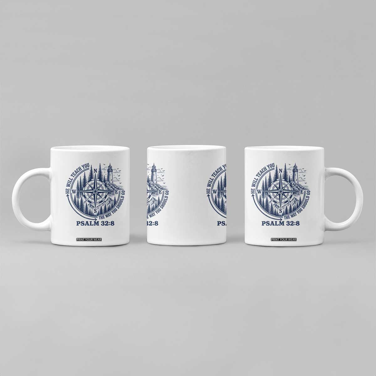 Christian Camping Coffee Mug He Will Teach You The Way You Should Go TS11 Print Your Wear