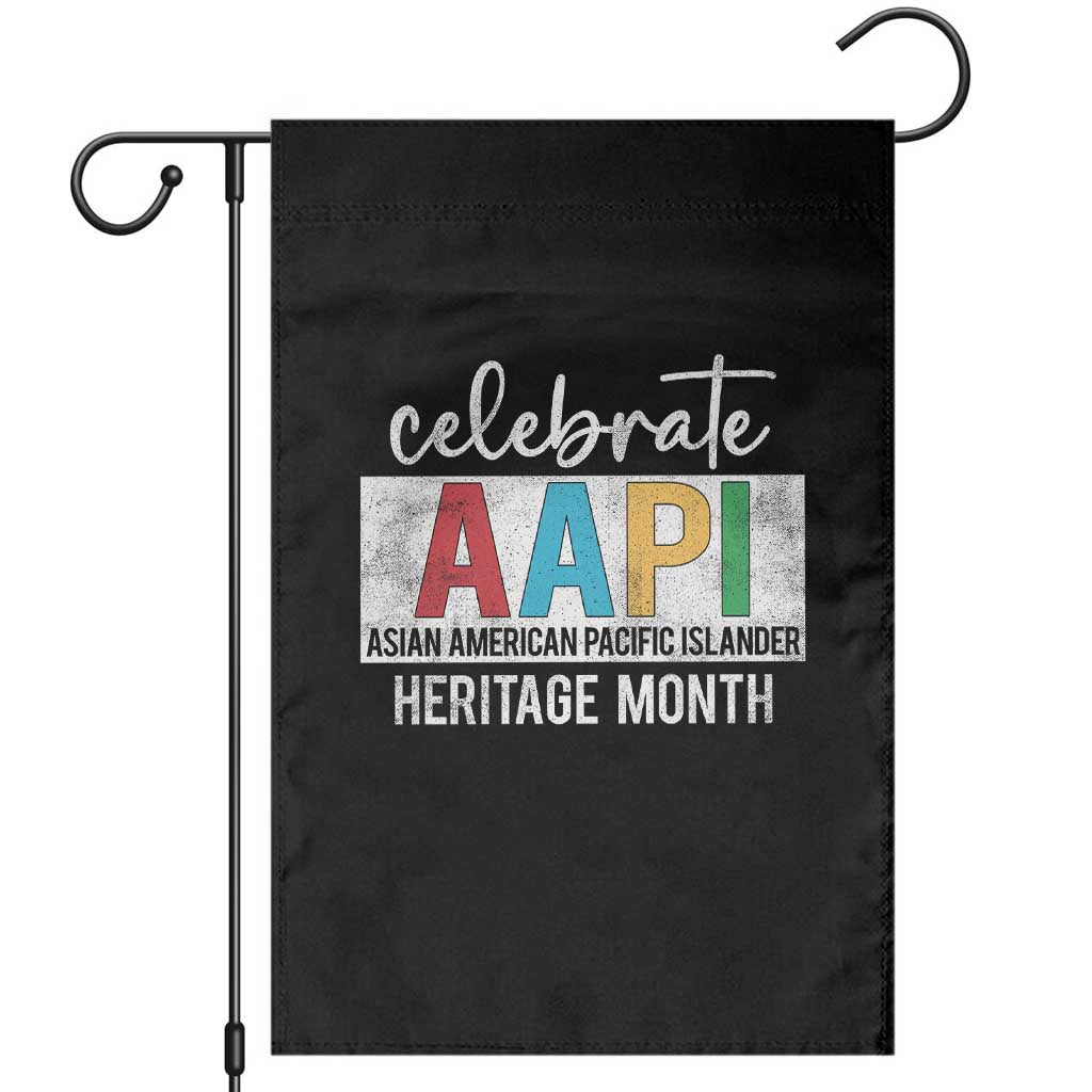 Celebrate AAPI Heritage Month Garden Flag Asian American and Pacific Islander Countries TS11 Black Print Your Wear