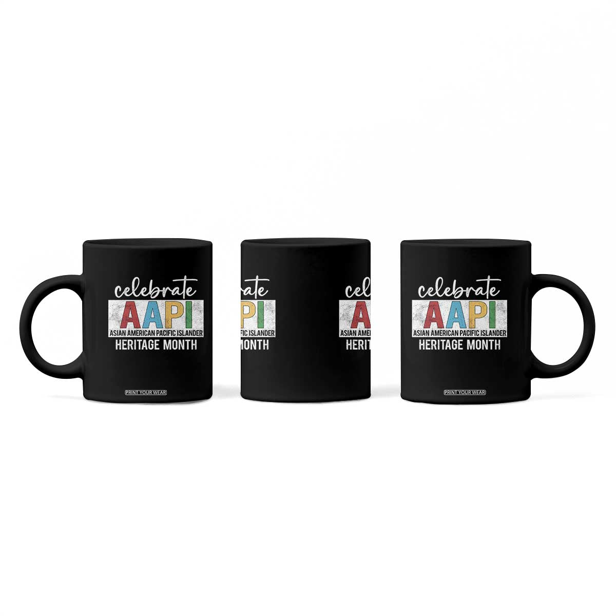 Celebrate AAPI Heritage Month Coffee Mug Asian American and Pacific Islander Countries TS11 Print Your Wear