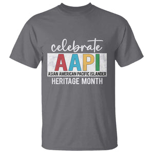 Celebrate AAPI Heritage Month T Shirt Asian American and Pacific Islander Countries TS11 Charcoal Print Your Wear