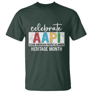 Celebrate AAPI Heritage Month T Shirt Asian American and Pacific Islander Countries TS11 Dark Forest Green Print Your Wear