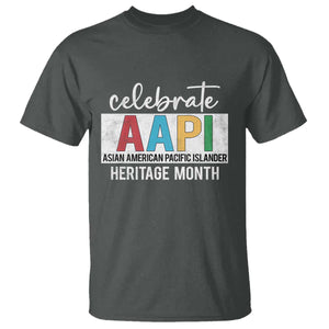 Celebrate AAPI Heritage Month T Shirt Asian American and Pacific Islander Countries TS11 Dark Heather Print Your Wear