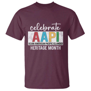 Celebrate AAPI Heritage Month T Shirt Asian American and Pacific Islander Countries TS11 Maroon Print Your Wear