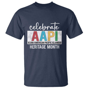 Celebrate AAPI Heritage Month T Shirt Asian American and Pacific Islander Countries TS11 Navy Print Your Wear