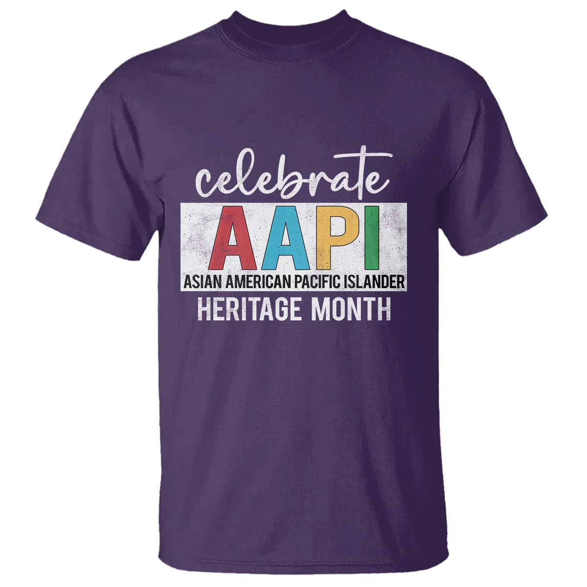 Celebrate AAPI Heritage Month T Shirt Asian American and Pacific Islander Countries TS11 Purple Print Your Wear