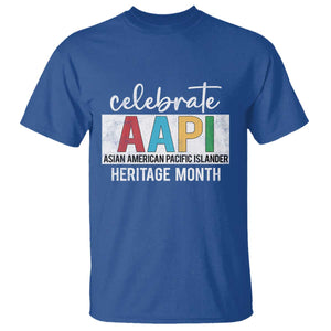 Celebrate AAPI Heritage Month T Shirt Asian American and Pacific Islander Countries TS11 Royal Blue Print Your Wear