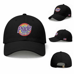 Funny Pride Removes Stubborn Orange Stains Baseball Cap LGBTQ Pride Month TS11 Baseball Cap Universal Fit Black Print Your Wear