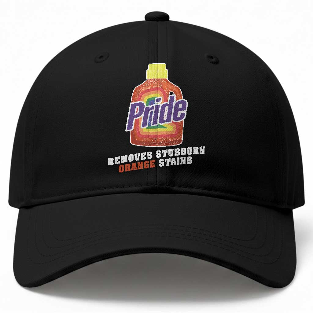Funny Pride Removes Stubborn Orange Stains Baseball Cap Pride Month LGBTQ TS11 Print Your Wear