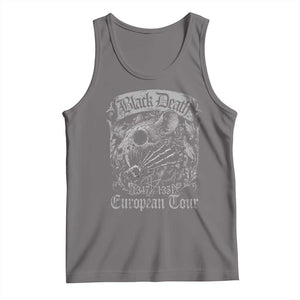 Black Death European Tour Tank Top Plague Rat Medieval History Gothic TS11 Deep Heather Print Your Wear