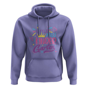 Little Miss Kindergarten Hoodie Back To School Crown Lovely Heart TS11 Violet Print Your Wear