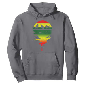 Three Birds Hoodie Rasta Sunset Reggae Music Jamaica Reflection TS11 Charcoal Print Your Wear
