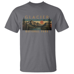 Glacier National Park T Shirt Montana Wildlife Nature Lover TS11 Charcoal Print Your Wear