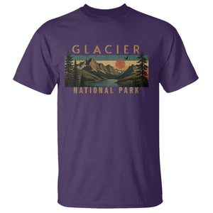 Glacier National Park T Shirt Montana Wildlife Nature Lover TS11 Purple Print Your Wear